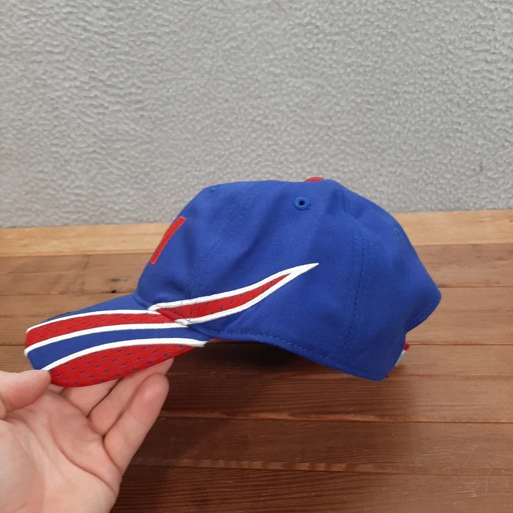 NASCAR Hat Adult Blue Red White Strap Back Dad Cap Roush Racing Embroidered‎ Y2K